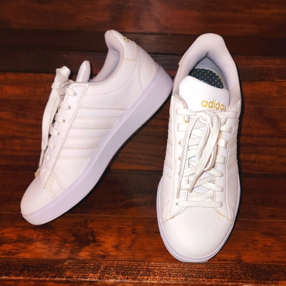 adidas Shoes - All White Adidas